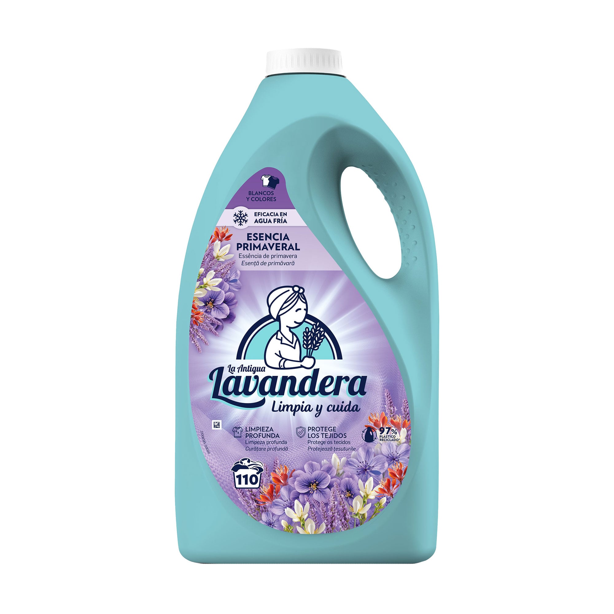 Універсальний гель для прання La Antigua Lavandera Detergente Universal Весняна есенція, 110 циклів прання, 4.95 л